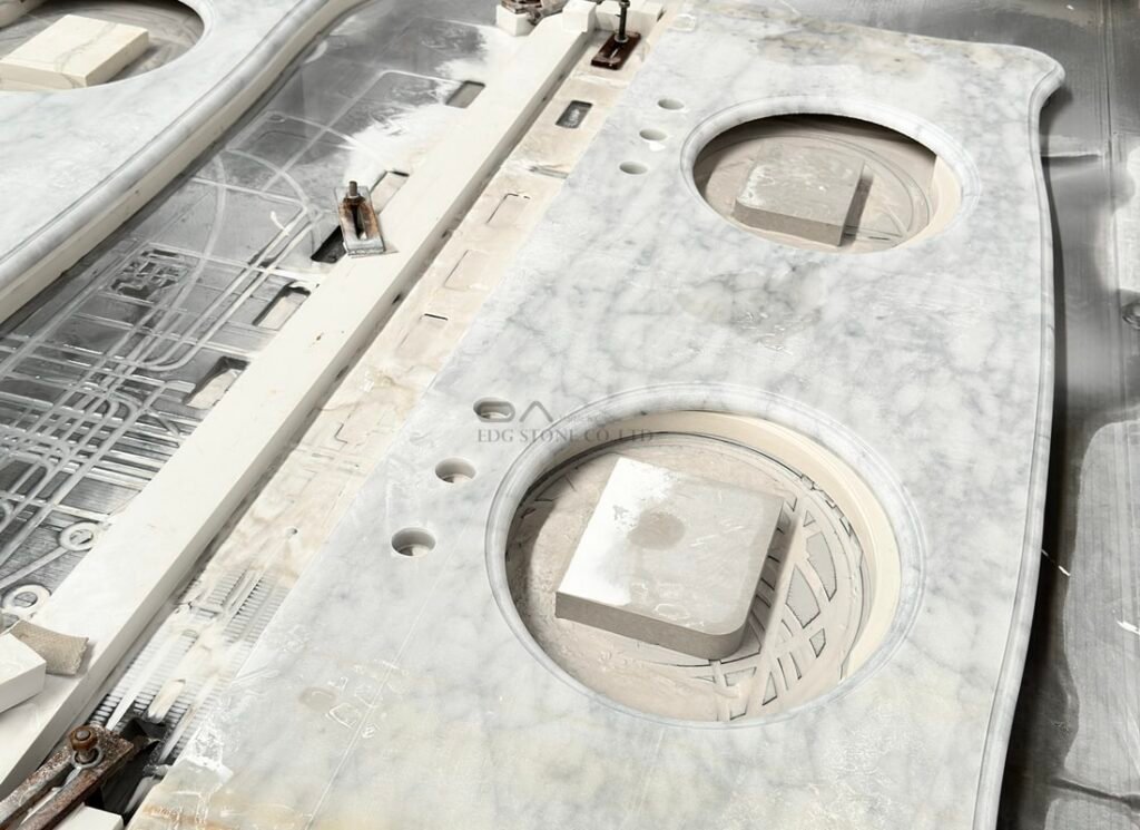marble bathroom countertop design