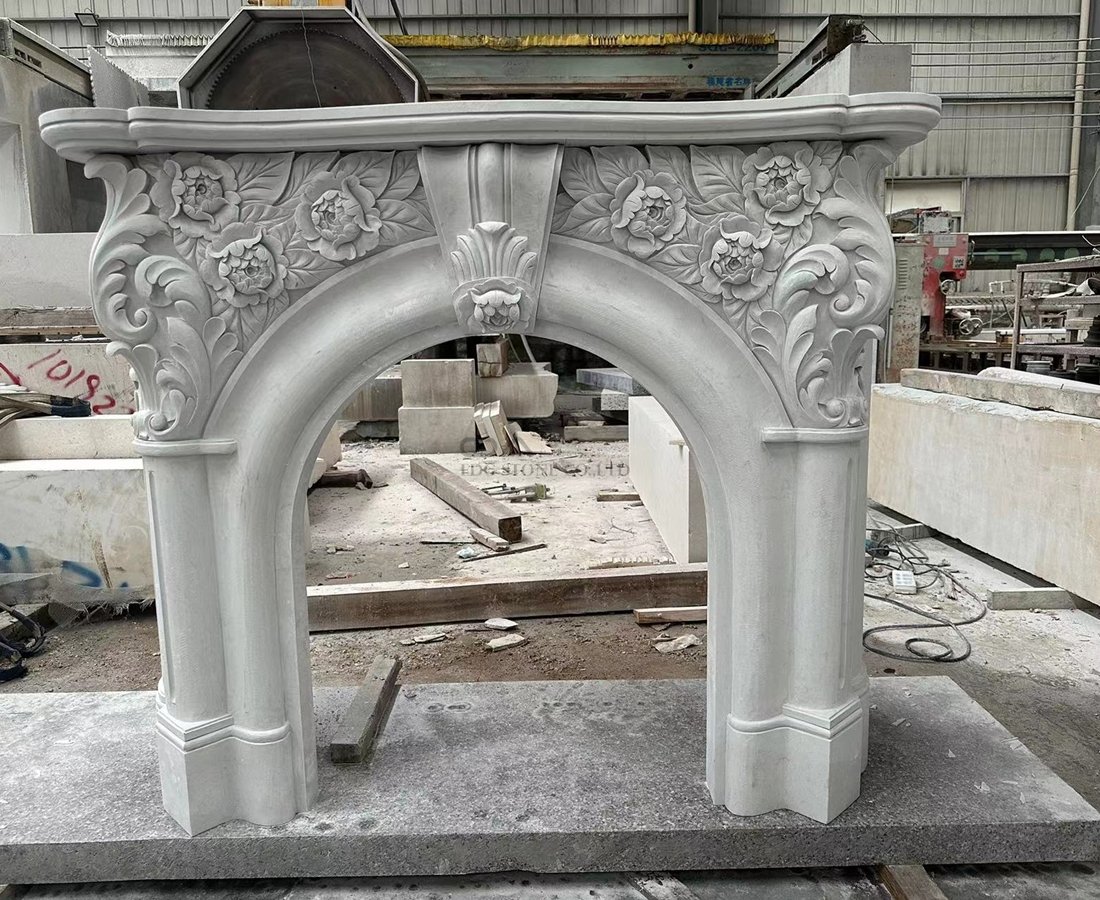 marble fireplace surround