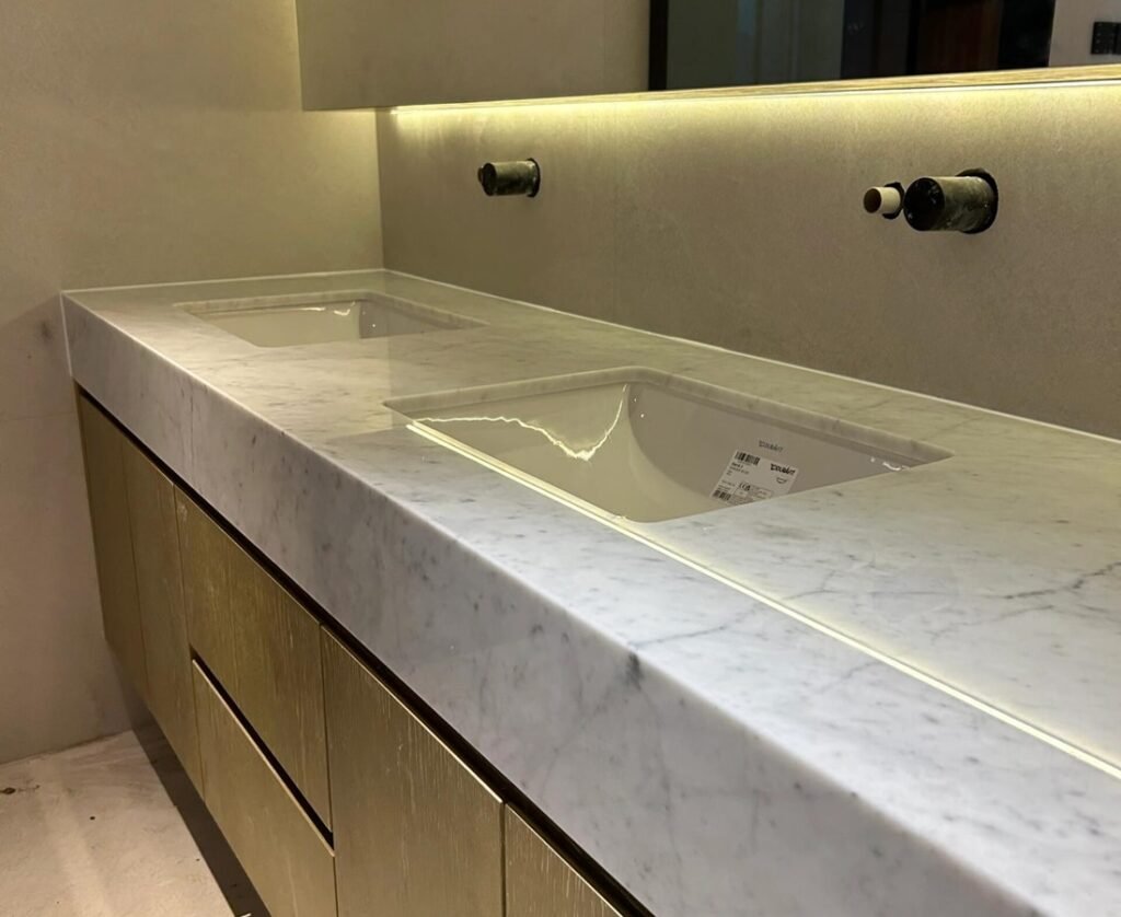 marble vanity top for retail space
