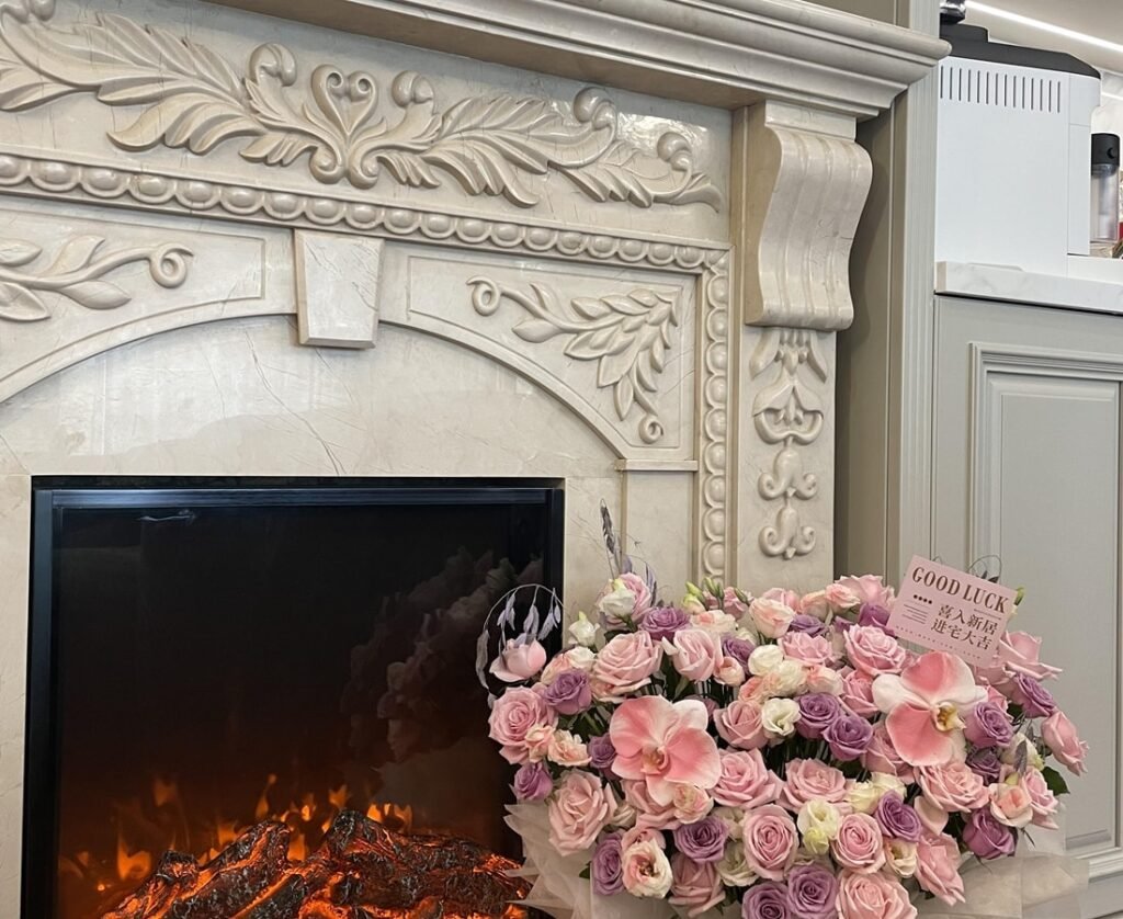 natural stone fireplaces