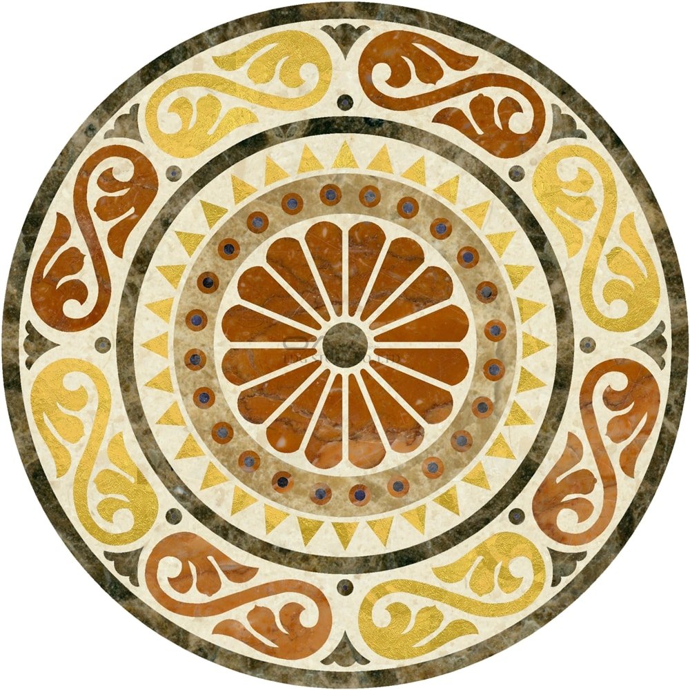 natural stone medallions
