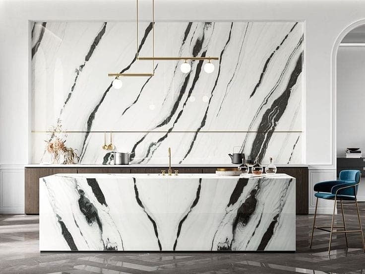 panda white marble slabs