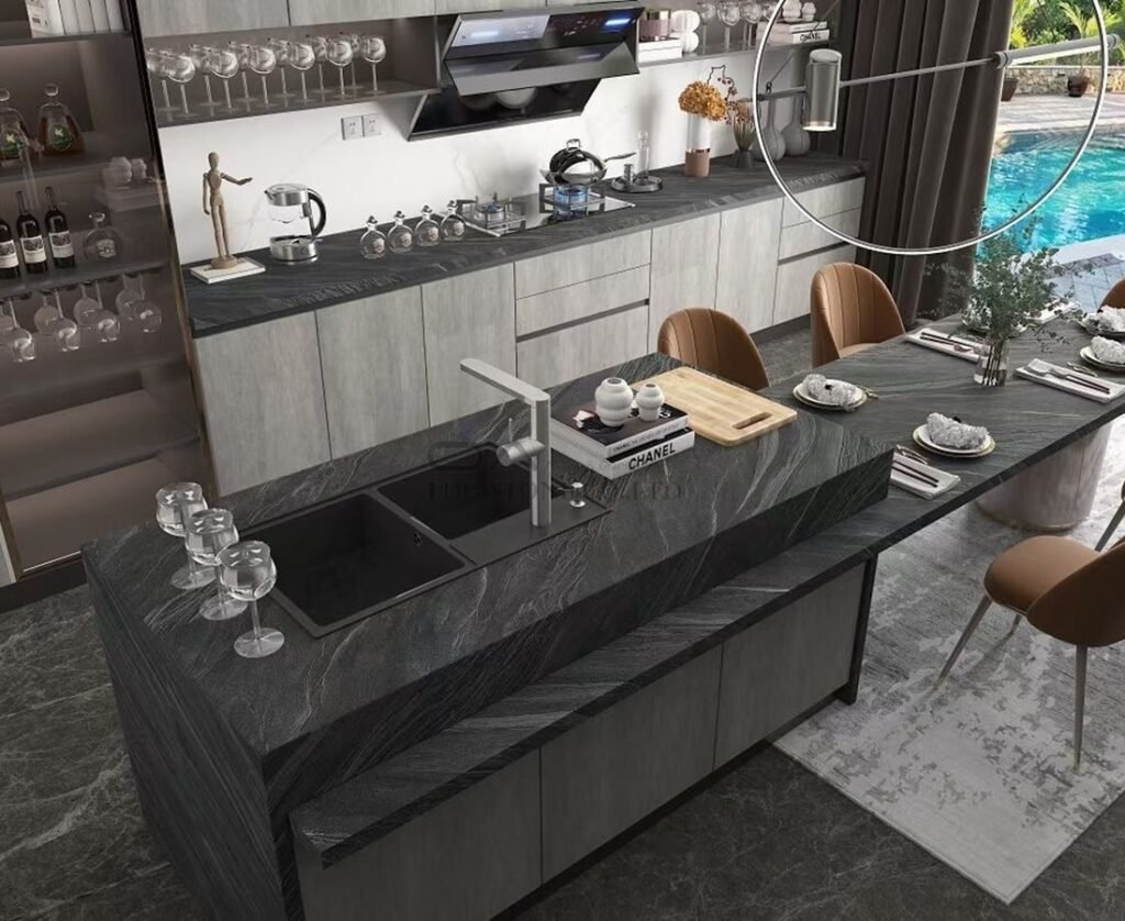 porcelain kitchen countertops