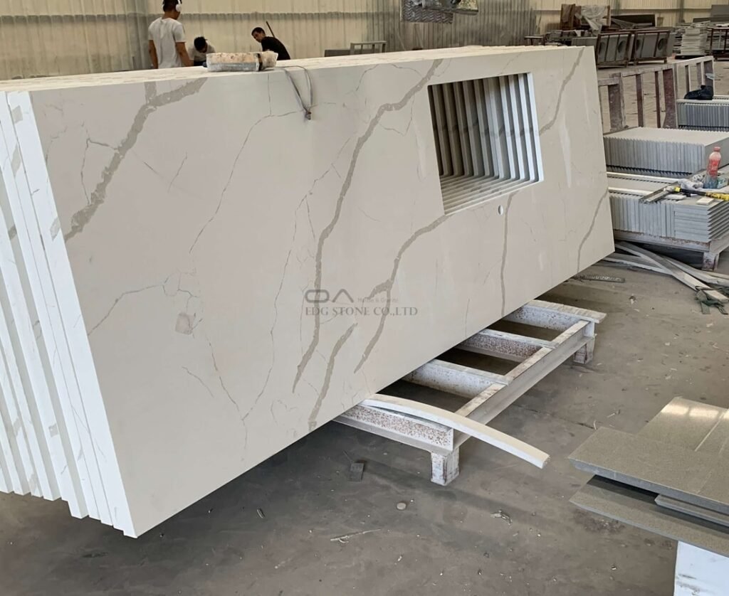 white quartz countertops