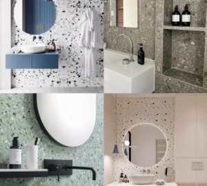 Nano Glass & Terrazzo Bathroom Vanity Tops
