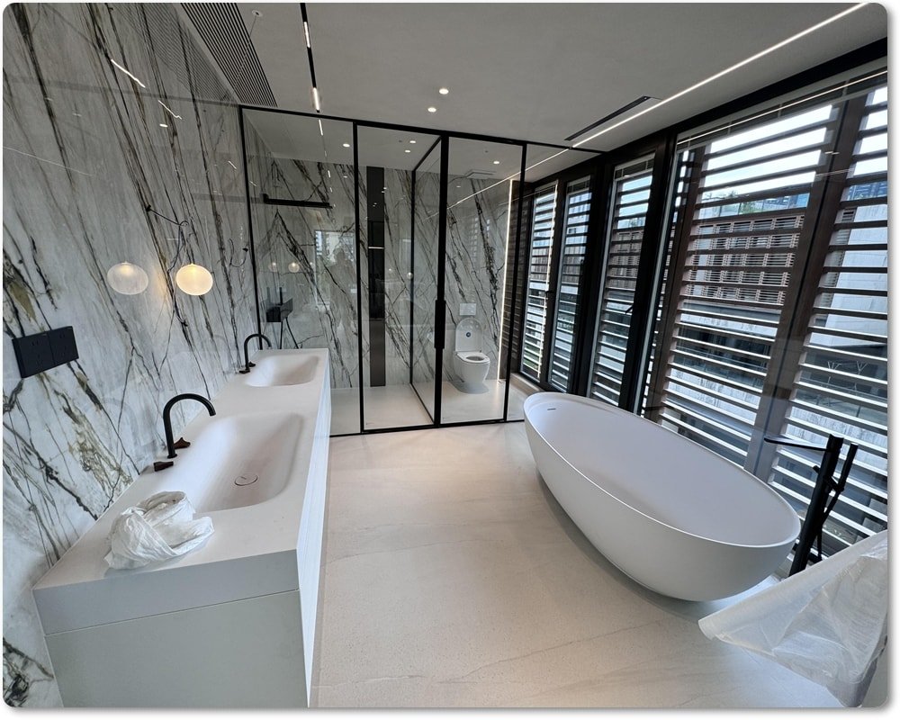 Quartz shower walls near me