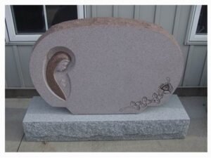 Single Flat Grave Markers