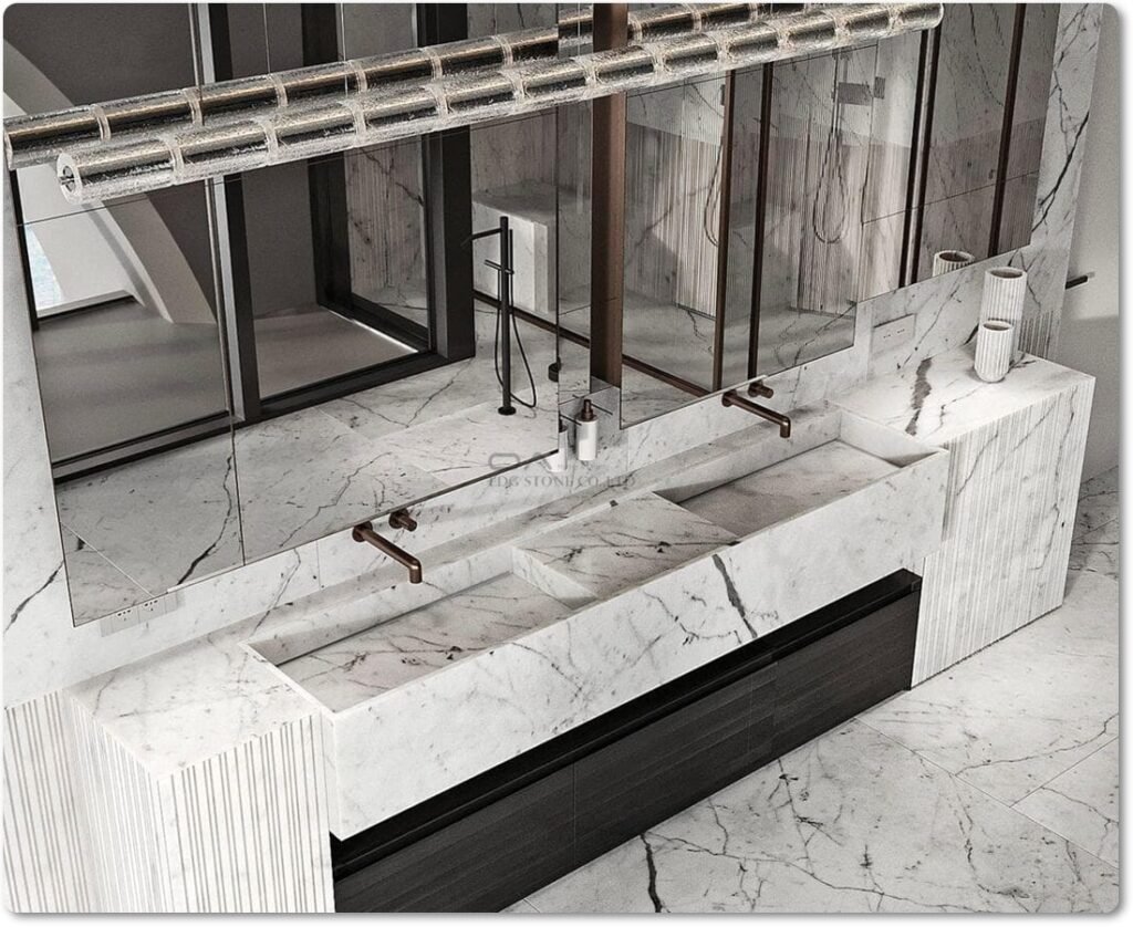bathroom marble