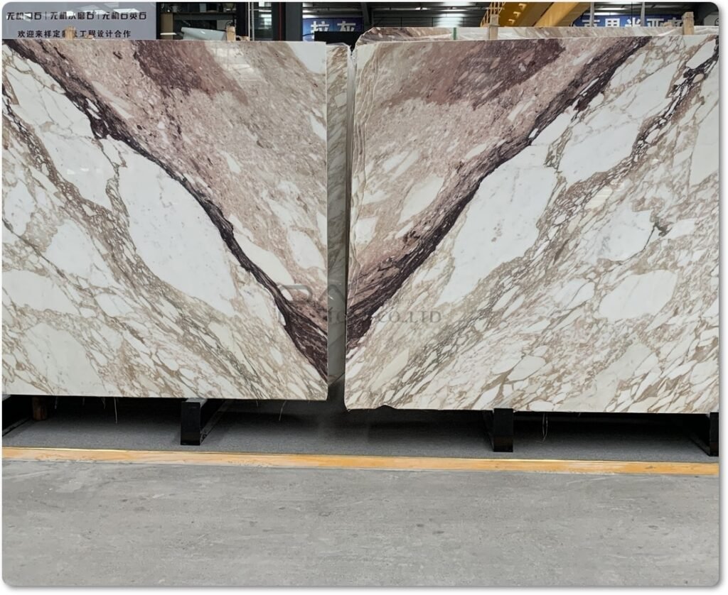 bookmatched marble