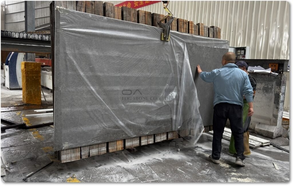 fabrication quartz slabs