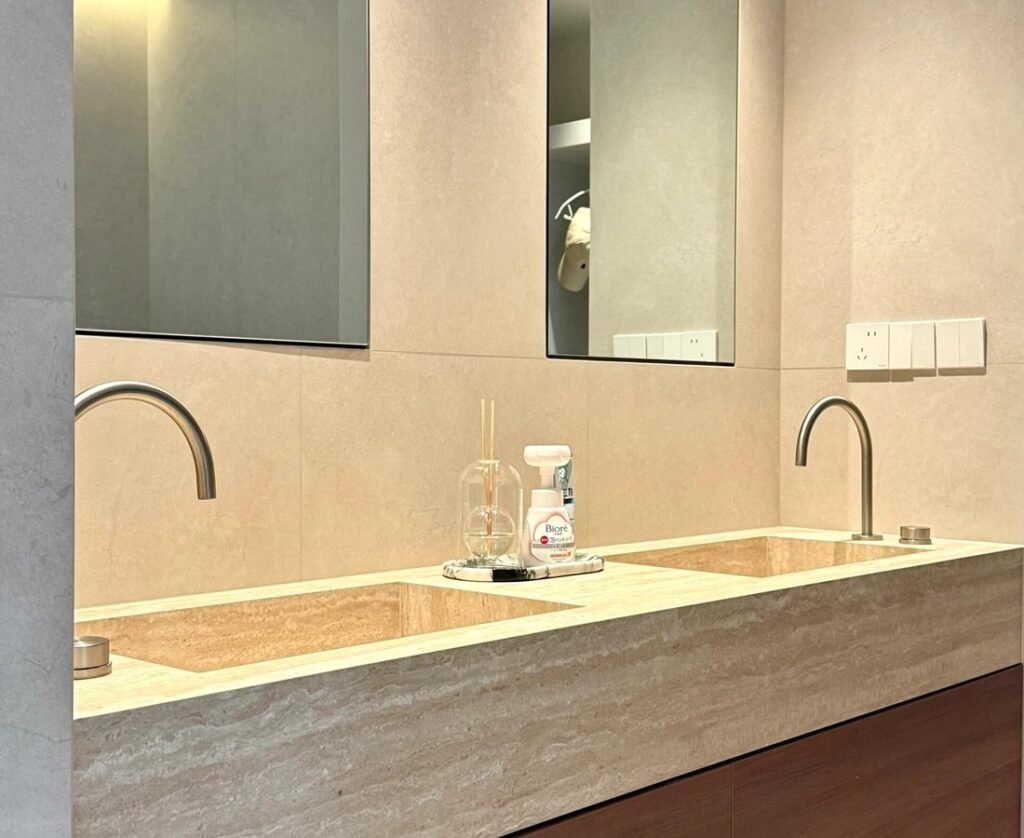 luxury stone bathroom