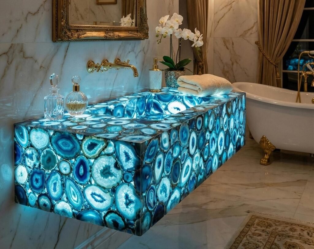 luxury stone vanity tops