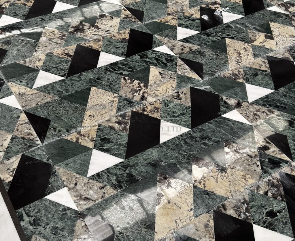 outdoor marble paving