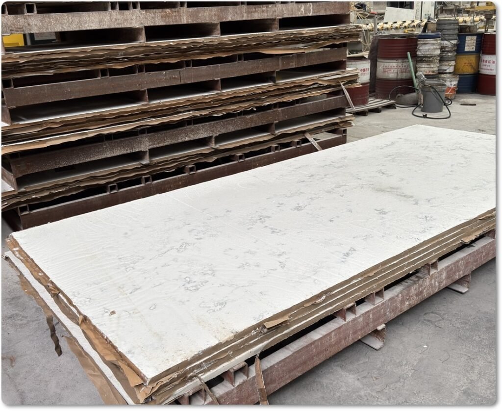 quartz slab production