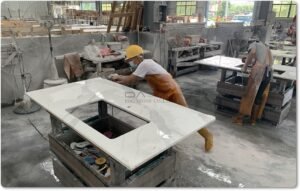quartz slabs fabrication