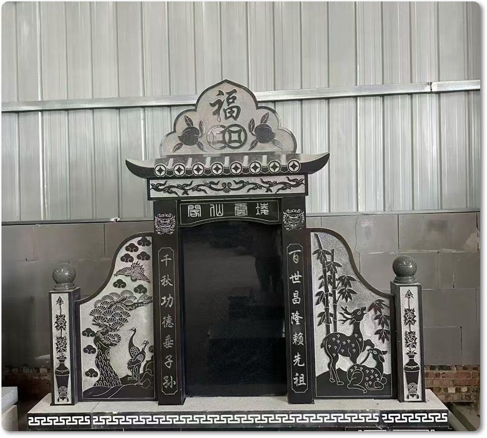 traditional japanese headstone
