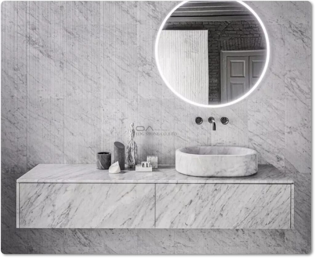 white marble comparison
