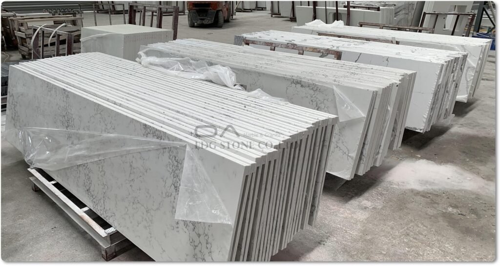 Calacatta Quartz Countertops for modern kitchens