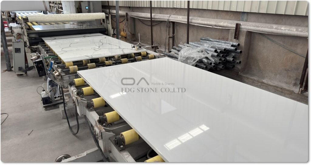 Calacatta Quartz manufacturing process