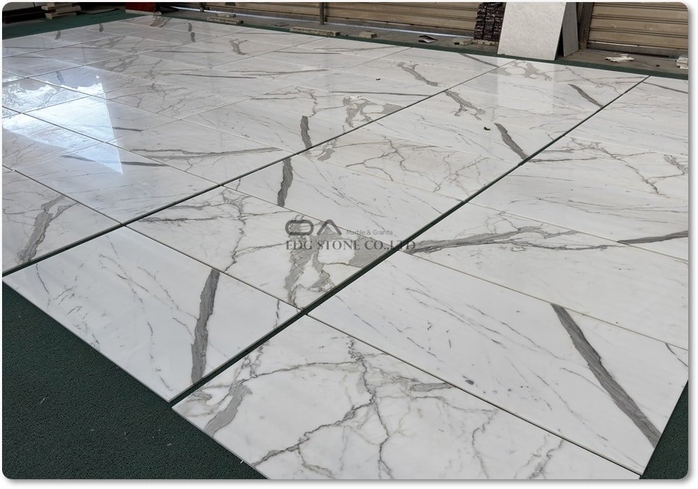 Calacatta marble petrographic examination