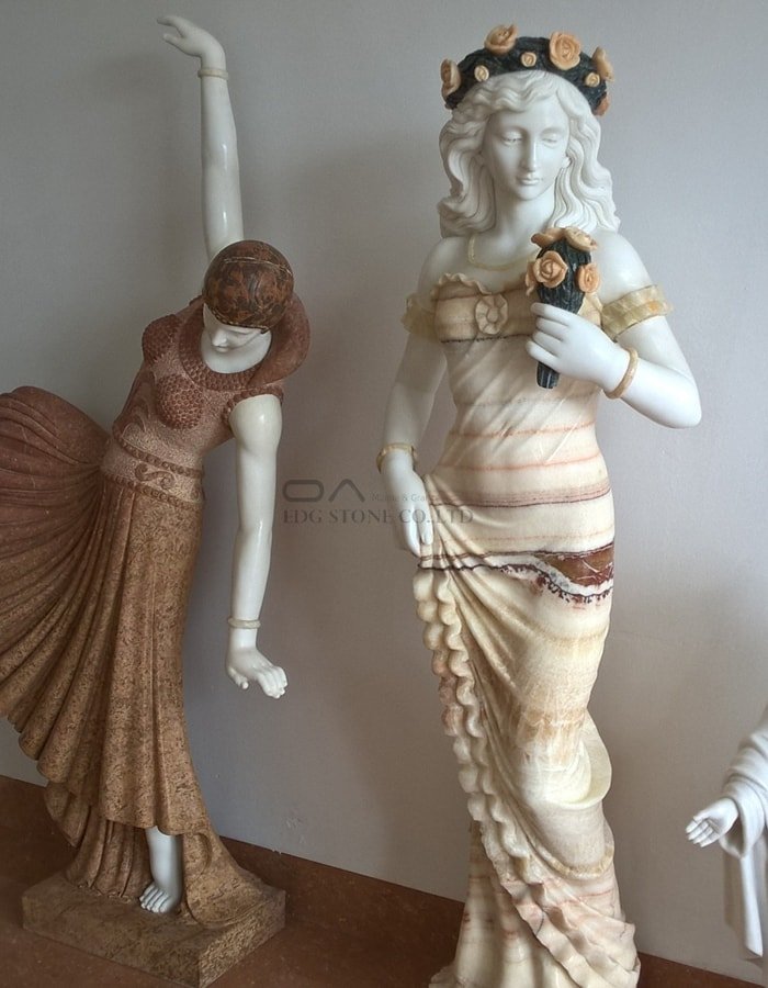 Classical female sculptures