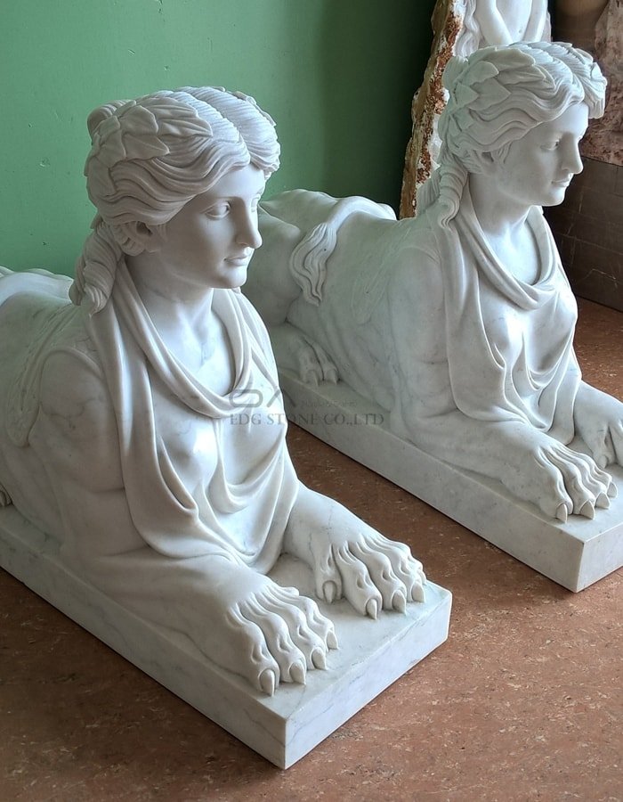 Hand-carved stone figure statue projects