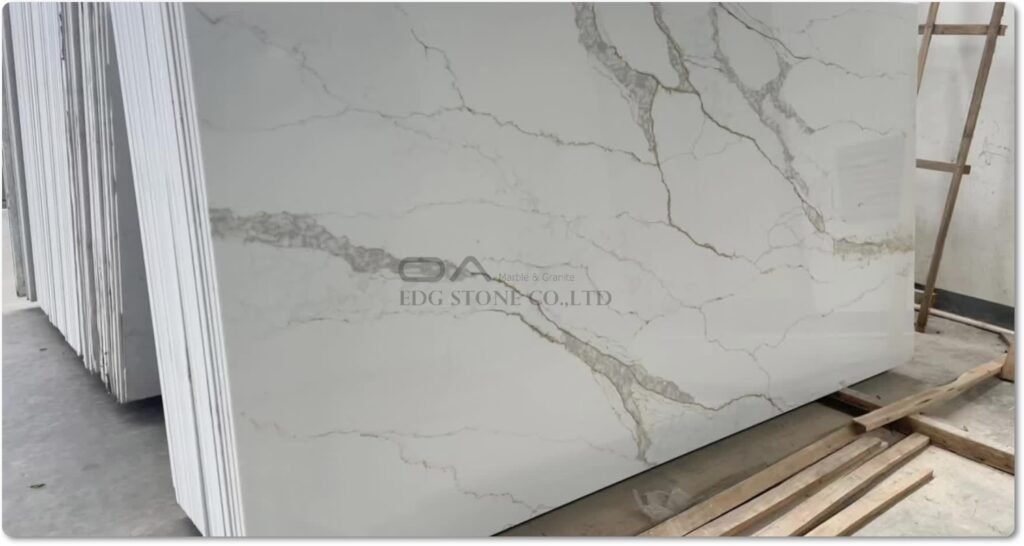 Quartz slab gloss measurement