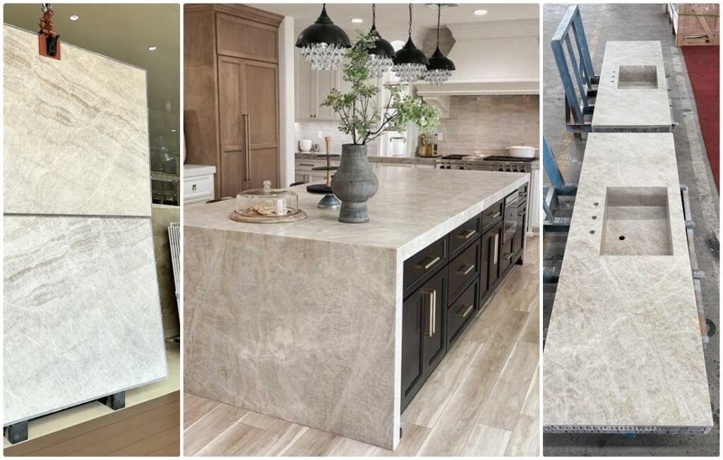 Taj Mahal quartzite countertops