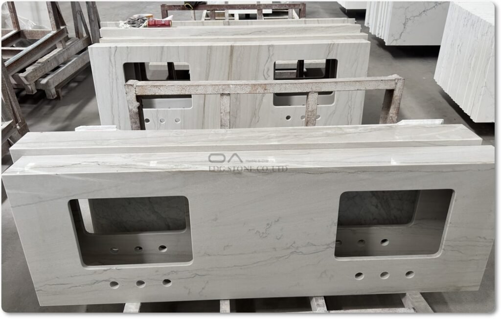 White Quartzite Countertops