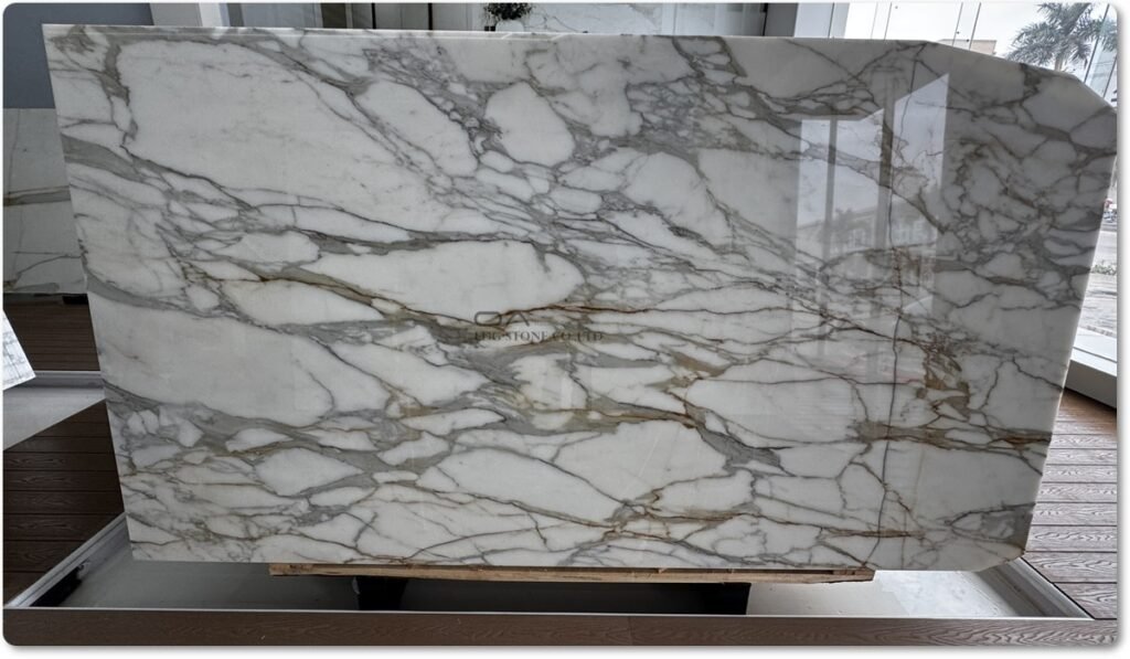 calacatta marble slab yield optimization