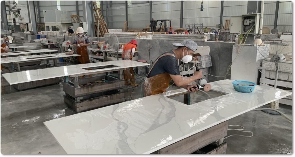 custom quartz countertop factory