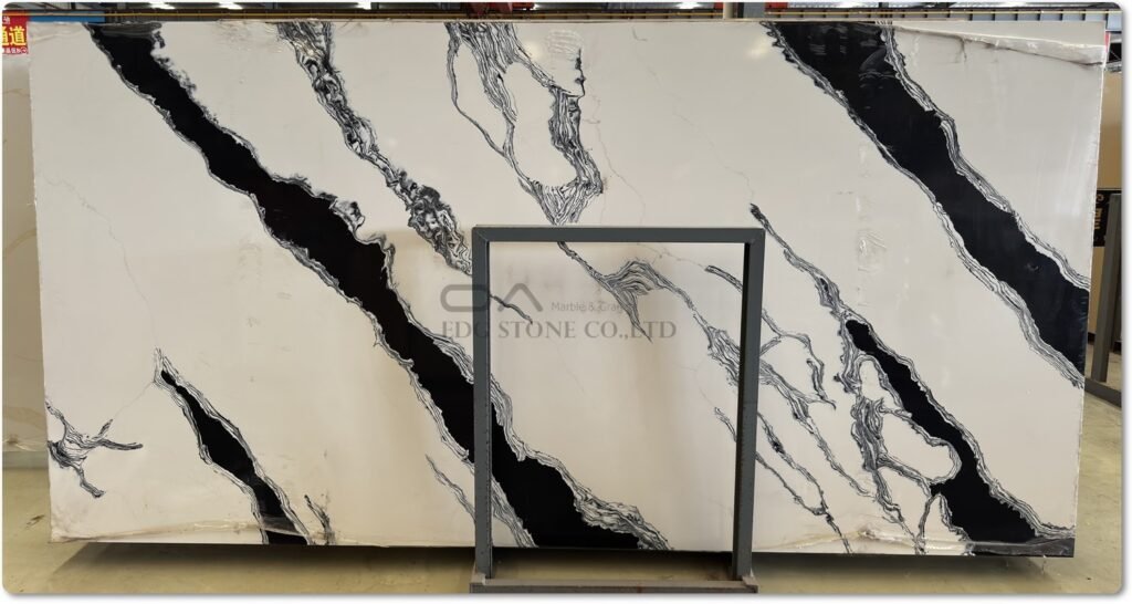 engineered quartz marble look slabs