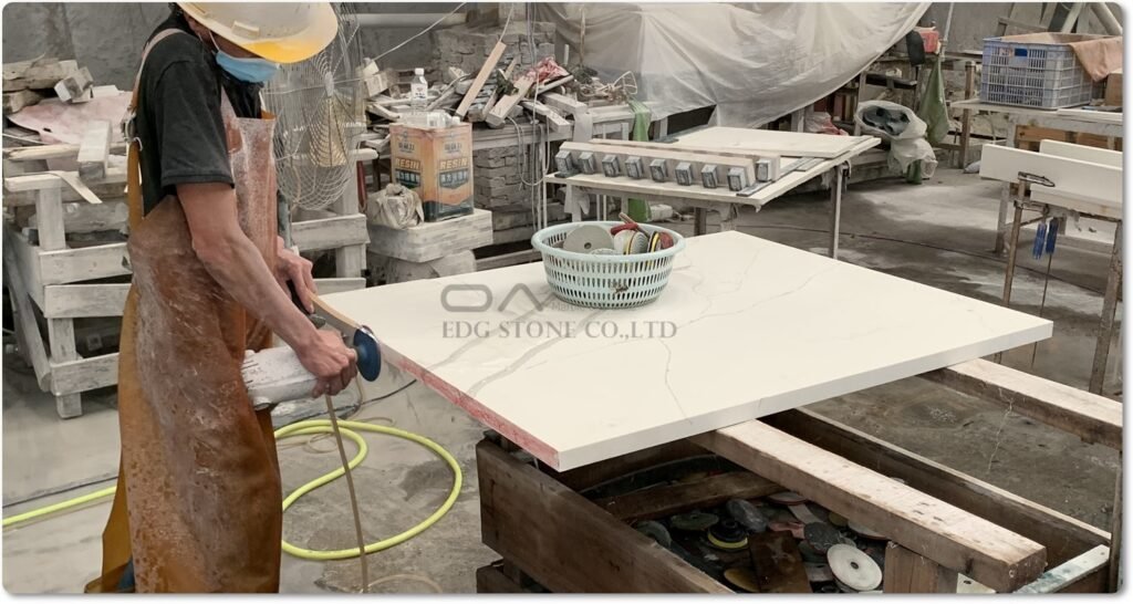 gold calacatta quartz countertop thickness guide