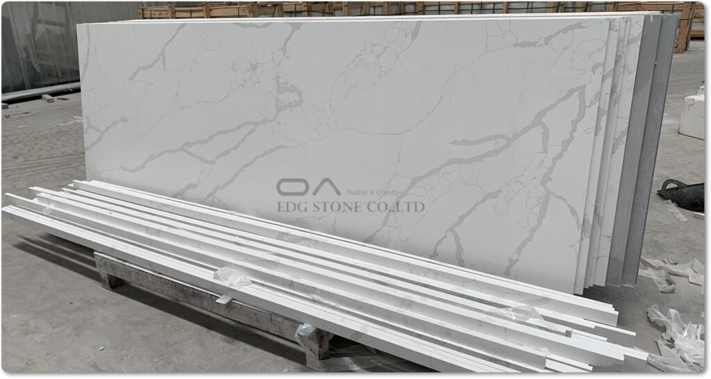 hotel reception quartz countertops