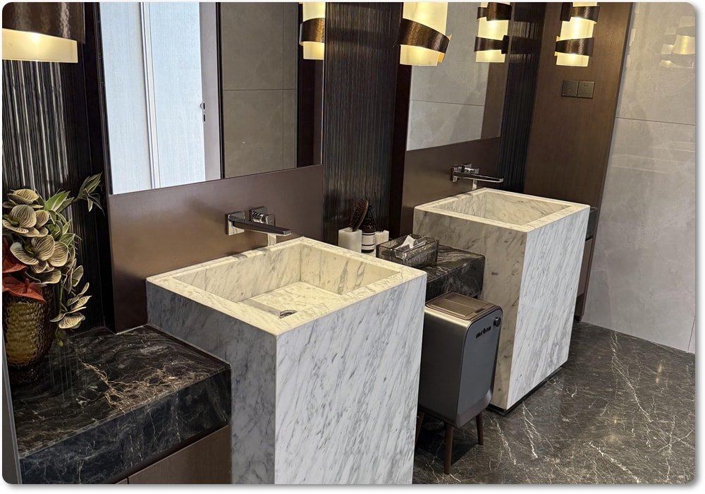 luxury marble sink for bathroom
