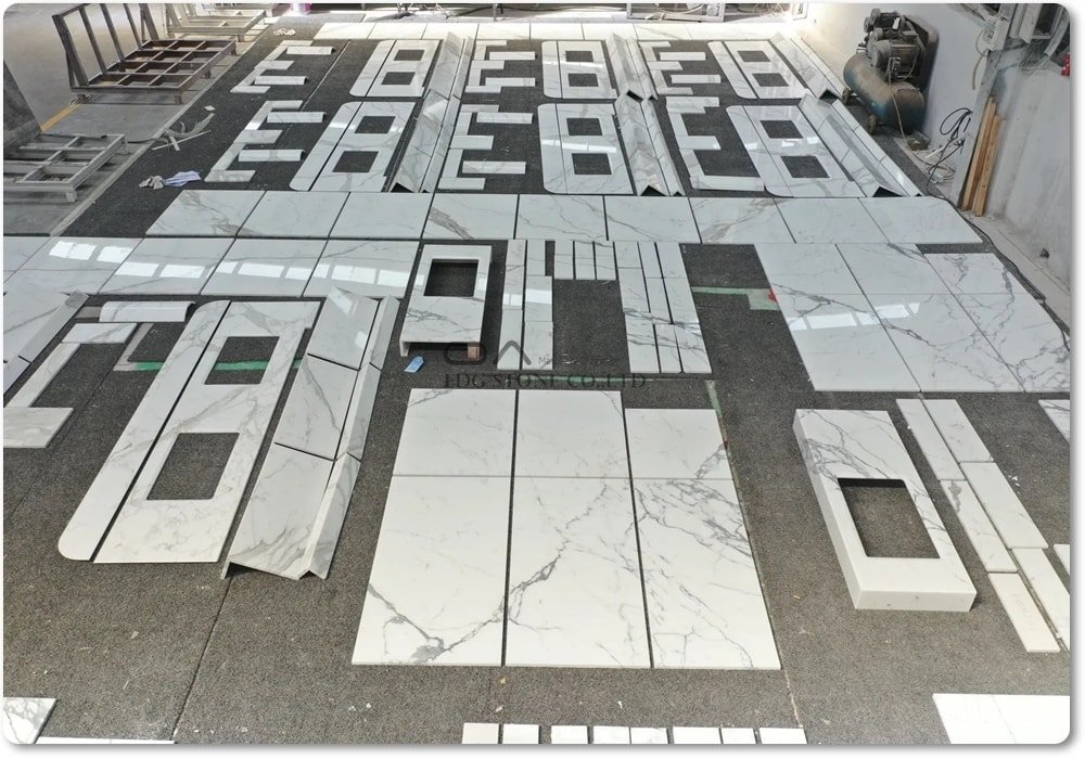 marble tile for hospitality projects