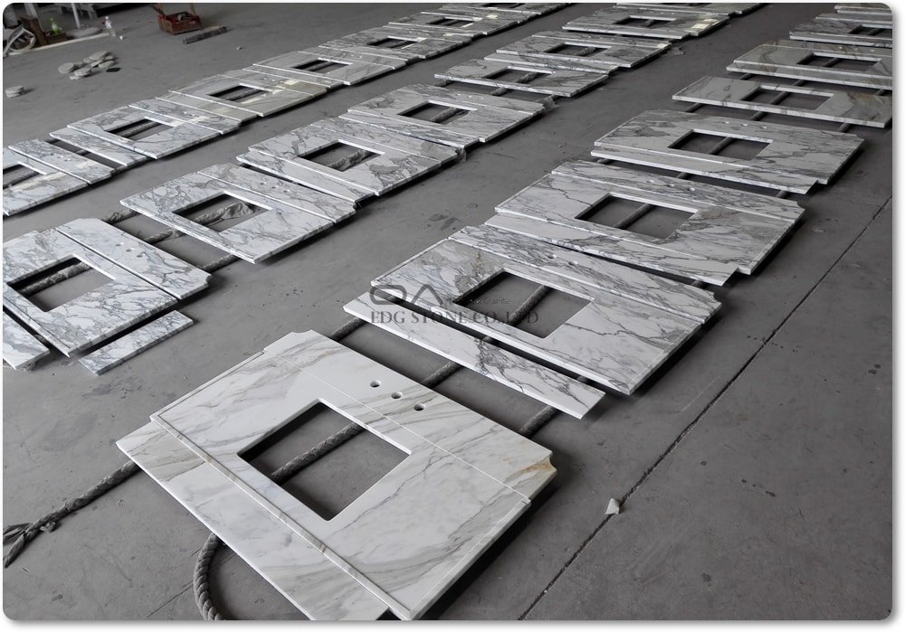 natural calacatta marble vs laminate
