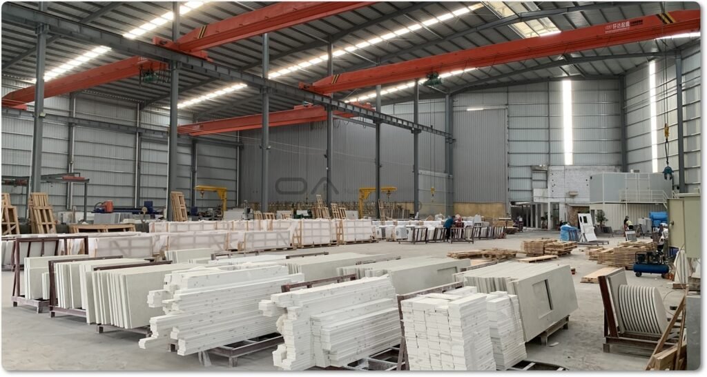 quartz countertop manufacturer and exporter