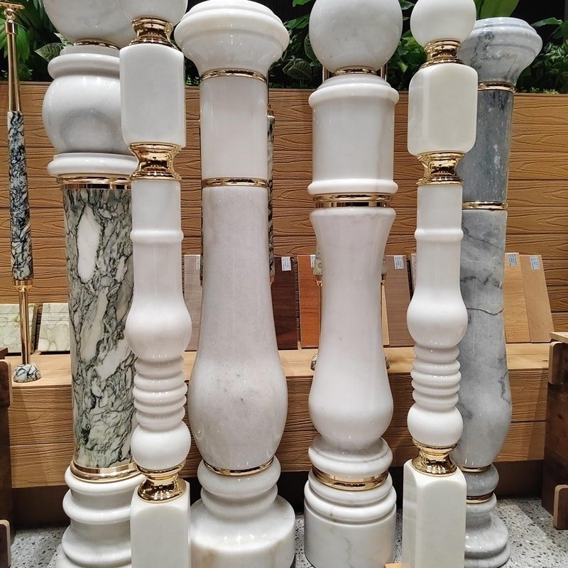 synthetic stone balustrades