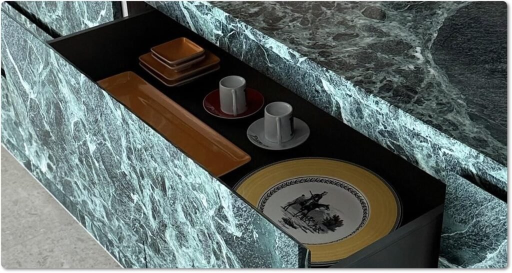 what is sintered stone made of