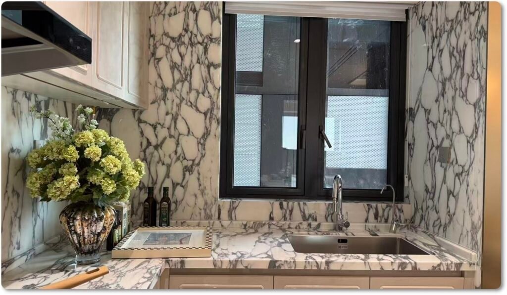 How to import white marble countertops safely