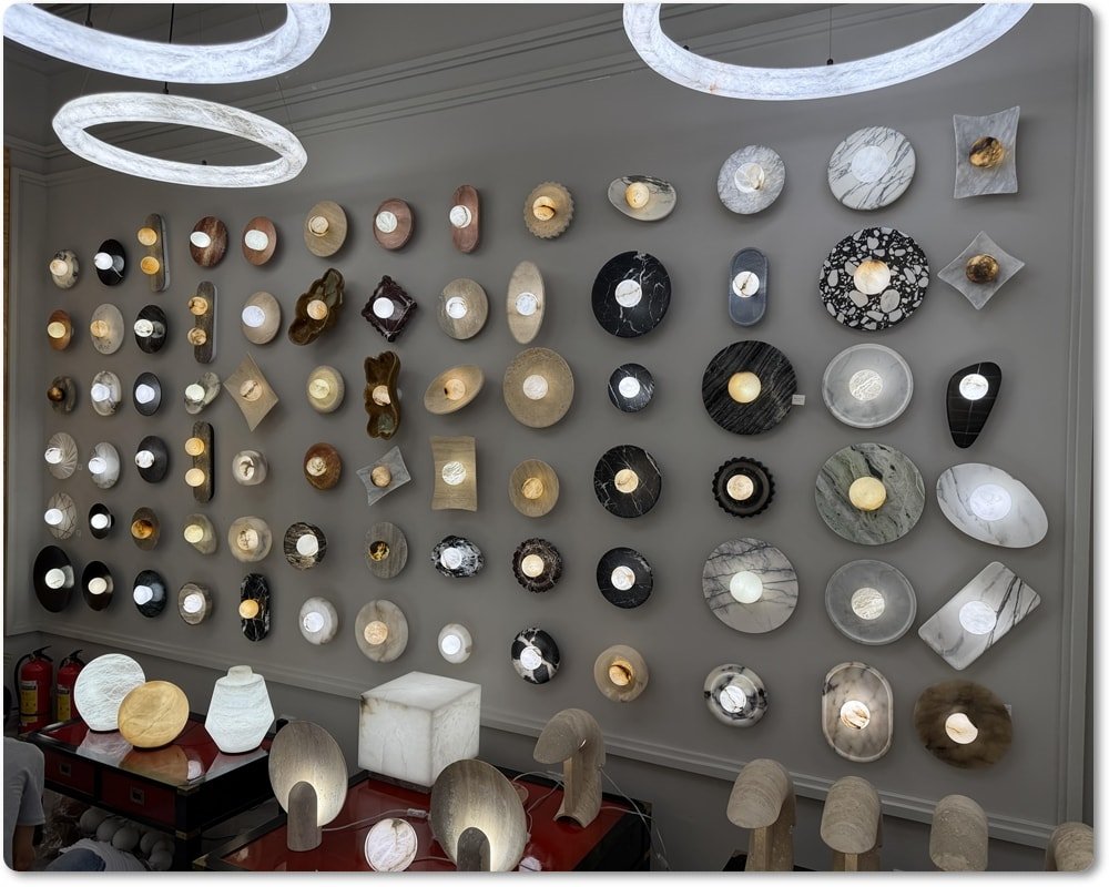 Natural Stone lamps