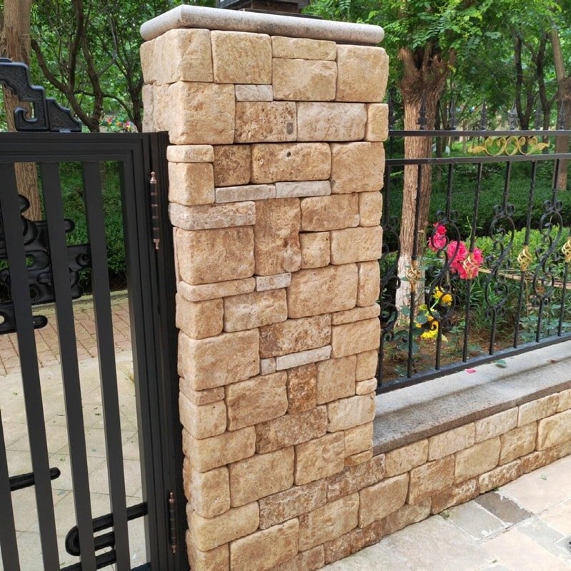 Split Stone Wall