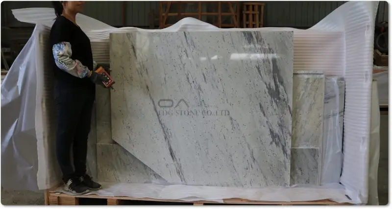 White Granite Kitchen