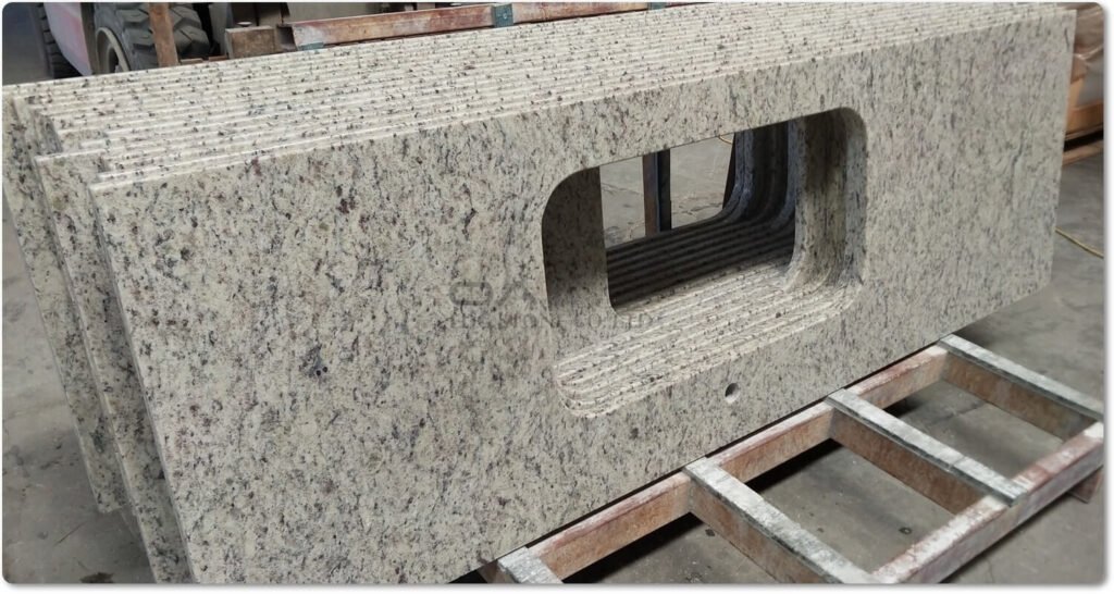 White Granite Kitchen