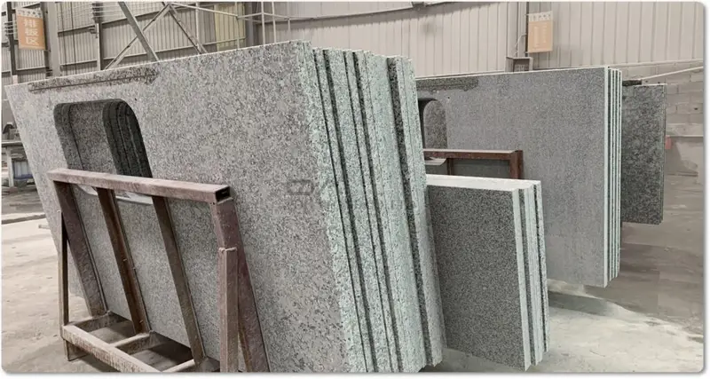 White Granite Kitchen Countertops