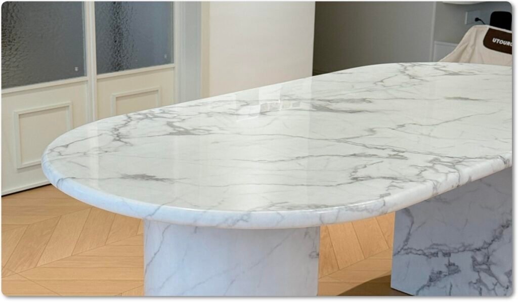 White Marble Table