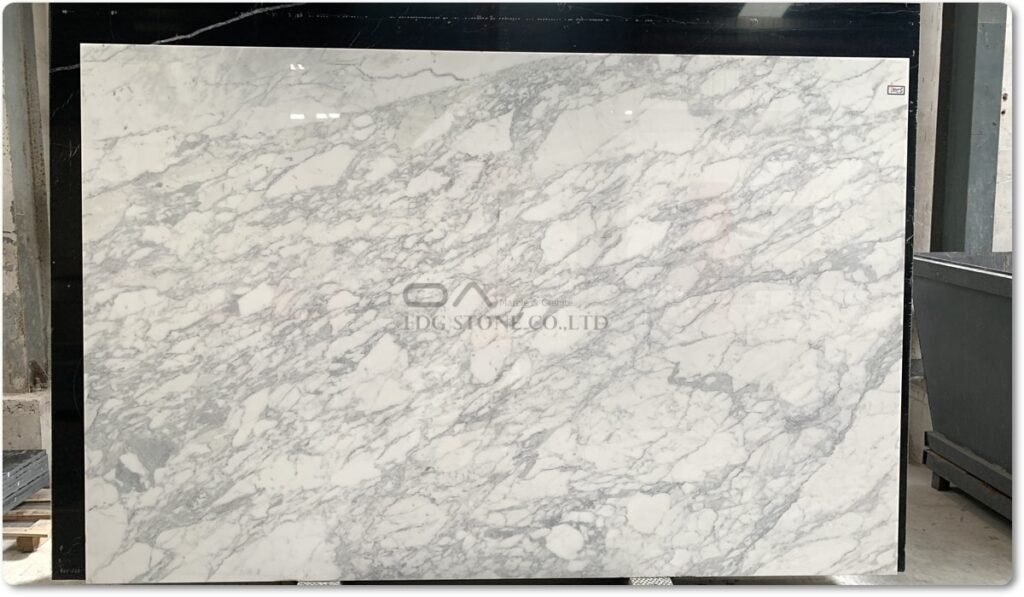 White marble rock
