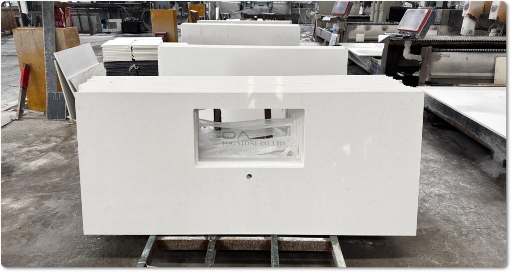 pure white quartz