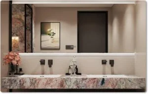 sintered stone for bathrooms